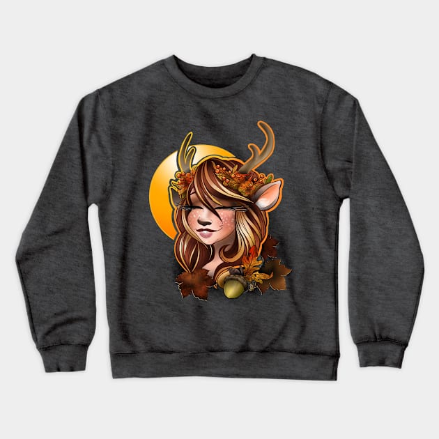 Sister of Seasons - Autumn Crewneck Sweatshirt by InkyMcStapleface